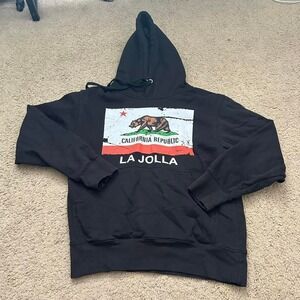 Vintage California Republic Black La Jolla hoodie